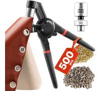 VEVOR Kit outils pour œillets métalliques avec pince à œillets 500 pièces 10 mm