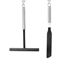 Kit d'outils pour la fabrication de crêpes - Puissance de traitement en acier inoxydable - Manipulation précise anti-adhésive - Contrôle de la pâte en douceur - de qualité supérieure pour