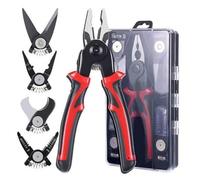 Kit d'outils pour la tête avec pince à changement de vitesse, outil multifonction 5 en 1, outil à main spécial pour électriciens