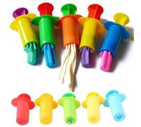 Kit D'outils Pour Moule À Plasticine, Pâte Polymère, Bricolage, Amour, C¿Ur, Étoiles, Nouilles, Outils, Jouet Éducatif Pour Enfants, 5 Pièces/Paquet, Sa872969