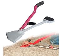 Kit d'outils pour tendeur de tapis - Design sans genoux avec poignée télescopique antidérapante et 20 aiguilles en acier pour une installation rapide de tapis