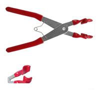 Kit d'outils professionnel d'extraction de fil d'allumage avec finition résistante à double mâchoire et gaine isolée pour travaux de moteur (grande taille)