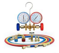 Kit d'outils professionnels de climatisation 3 voies avec tuyaux de diagnostic AC R32 R410A R22 R134A