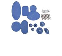 Kit d'outils professionnels de réparation de bosses sans peinture pour enlever les dommages causés par la grêle - Comprend 12 joints, accessoires de vis et languettes d'extraction de colle pour