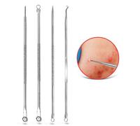 Kit D'outils Professionnels Pour L'élimination De Points Noirs Extracteur De Points Noirs Acné Et Boutons Outils De Beauté Extracteur De Points Noirs 4 Pièces