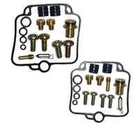 Kit d'outils réglage carburatters Kit De Réparation Carburateur pour BMW F650 1993-2001Joint Soupape Membrane, Aiguille Flotteur, Vis Siège Ressort.(Couleur2)