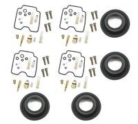 Kit d'outils réglage carburatters Kit De Réparation Carburateur pour pour FAZER FZ-1 FZS 1000 2001-2005, Joint Siège D'aiguille Flottante Membrane Dépression(Couleur2)