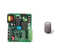 Kit d'ouverture automatique de portail coulissant, Circuit imprimé de moteur de porte coulissante, avec arrêt lent, fermeture automatique, télécommande 433MHZ et PCB Mobile pour portail coulissant d'