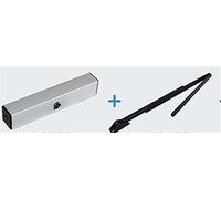Kit d'ouverture de portail 2 mouvement micro-ondes IVRE Capteur 2Remote Contrôle Automatique Swing Porte Porte Ouvre seule feuille 100kg Loading Poids(Outward opening)