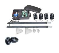 Kit d'ouverture de portail 20 0KG Automatique Dual Bras Electric Swing Porte Porte Ouvre-opérateur Moteur Actionneur de moteur Swing Porte Ouvre-porte for le contrôle d'accès(Kit 2)