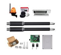 Kit d'ouverture de portail 200KGS automatique double bras électrique porte battante ouvre-porte opérateur moteur actionneur plus proche ouvre-porte battante for le contrôle d'accès for l'allée(KIT M)