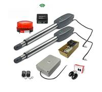 Kit d'ouverture de portail 400 kg automatique double bras électrique porte battante ouvre-porte opérateur moteur actionneur plus proche ouvre-porte battante for la sécurité à domicile/ferme/garage/ent