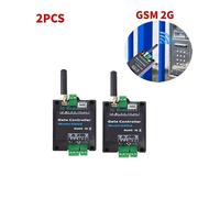 Kit d'ouverture de portail, Contrôle d'accès à distance sans fil Téléphone portable Ouvre-porte à distance Volets de porte de garage Contrôleur(2PCS GSM 2G-01)