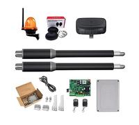 Kit d'ouverture de portail électrique, ouvre-porte, actionneur linéaire DC ver ar automatique ouvre-porte battante tube électrique, lumière, bouton, opérateur GSM (KIT T)