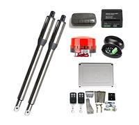Kit d'ouverture de portail Ouvre-portail battant automatique 300kg avec WIFI Contrôle de la télécommande Contrôle de l'accès moteur de l'opérateur de porte battante électrique électrique(Kit 9)