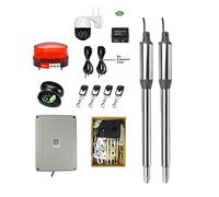 Kit d'ouverture de portail, Ouvre-porte automatique à double battant, ouvre-porte électrique avec télécommande for porte industrielle et résidentielle(PKM C01 K)