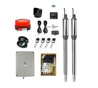 Kit d'ouverture de portail, Ouvre-porte automatique à double battant, ouvre-porte électrique avec télécommande for porte industrielle et résidentielle(PKM C01 E)