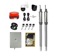 Kit d'ouverture de portail, Ouvre-porte automatique à double battant, ouvre-porte électrique avec télécommande for porte industrielle et résidentielle(PKM C01 L)