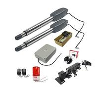 Kit d'ouverture de portail Ouvre-porte électrique automatique à double bras for porte battante opérateur actionneur moteur plus proche ouvre-porte pivotant + système de contrôle Wifi for allée(Kit 1)