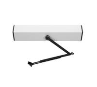 Kit d'ouverture de porte battante automatique à 120 ° avec télécommande - Ferme automatique - Pour hôtel, bureau, handicap - Ensemble électrique avec portail de contrôle pour divers matériaux de