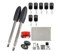 Kit d'ouverture de porte battante électrique automatique, 400KG, bras traction, opérateur, actionneur moteur, télécommande multiple en option(7 remote with light)