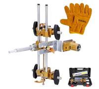 Kit d'ouverture de trou de serrure de porte pour l'installation de portes Kit de mortaiseuse de serrure pour gabarit de serrure de porte en bois Kit d'installation de serrure de porte Machine à mor