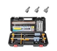 Kit d'ouverture de trou de serrure serrure mortaiseuse Slotter gabarit trou de clé Installation système de Guide de forage for portes en bois montage perceuse à fente(18 22 24mm set)