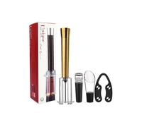 Kit d'ouverture de vin, kit d'ouvre-vin rouge, kit de décapsuleur de vin avec bouchon sous vide et décapsuleur - Accessoires pratiques pour décapsuleur de vin pour la maison, le bar, le pique-nique en
