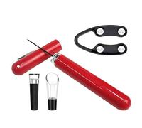 Kit d'ouvre-bouteille - Outil portable pour enlever les bouchons - Décapsuleur avec pompe à air pour vin - Pour une utilisation dans la maison, la cuisine, le bar, le mariage, le restaurant
