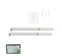Kit d'ouvre-porte électrique, Ouvre-fenêtre électrique intelligent, wi-fi, Tuya, lucarne automatique, vis, moteur de fenêtres for les grands bâtiments d'aéroport, 400mm(Kit2)