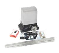Kit d'ouvre-porte électrique, Ouvre-porte coulissant automatique robuste, avec Rails métalliques en acier de 4m ou 5m, for porte jusqu'à 1200kg, moteur(Kit3)