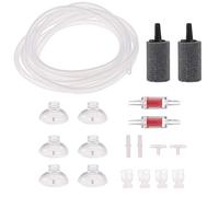 Kit d'oxygénation d'Aquarium, Accessoires de Pompe à Air Placés avec Tubes Aériennes, Pierres à Air et Clapotis à Contre-Courant pour Aquarium