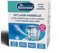 KIT DR BECKMANN d'entretien lave-vaisselle - nettoyant, détartrant, caps fraîcheur & capsules