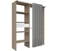 Dressing Kit dressing ARTIC avec rideau Décor Chene 1 colonne 2 penderies 1 tiroir https://www.fnac.com/mp49164773/Dressing-Kit-dressing-ARTIC-avec-rideau-Decor-Chene-1-colonne-2-penderies-1-tiroir/w-4?oref=343ec15c-3328-37a9-234d-8643fad53fbd