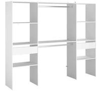 Kit dressing ARTIC Décor 2 colonnes 2 penderies 2 tiroirs L 220 P 40 H 180 cm G