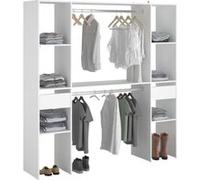 Dressing Kit dressing ARTIC EKIPA Décor mélaminé 2 penderies 2 tiroirs L176 P40