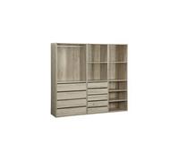 | Kit dressing modulable 3 éléments MODULO naturel 200 x 45 x 180 cm