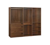 Kit dressing modulable décor bois 3 éléments NEPAL