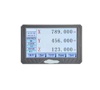 Kit DRO à écran tactile haut de gamme 1 μm, 2 axes, lecture numérique LCD, encodeurs à échelle linéaire en verre K3 K5 de 0.005mm(Package 5)