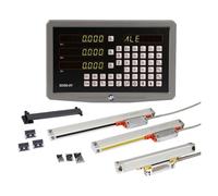 Kit DRO, lecture numérique DRO 3 axes SDS6-3V et règle d'encodeur optique KA-300 à échelle linéaire 5um KA-500 for le fraisage de tour(Package 1)