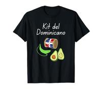 Kit drôle de Drapeau de la République Dominicaine Platano Power Tambora DR T-Shirt