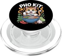 Kit drôle Pho Chat Pun Vietnamien Nouilles Bol Humour PopSockets PopGrip pour MagSafe