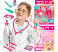 Kit du médecin Petit médecin Enfants Kit du médecin Jouets Enfants Jeux de rôle Petit médecin Jouets éducatifs Instrumentarium Kit du médecin Jeux de rôle Pour enfants à partir de 3 ans