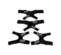 Alpinestars Dual Strap Kit For Fluid Knee Braces Noir S/L