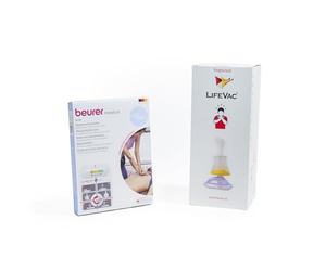Kit d'urgence LifeVac® + LifePad®, solution complète de premiers secours : soins intensifs et réanimation cardio-pulmonaire, adultes et enfants, sac de transport, maison, travail ou voyage