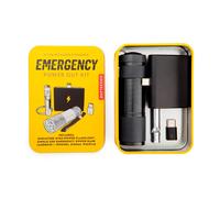 Kit d'urgence outdoor avec sifflet, lampe torche et batterie de secours