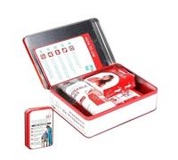 Kit d'urgence pour toilettes - Accessoire de détente hilarant avec mouchoirs - Équipement de survie pour les déplacements - Kit de survie pour toilettes publiques - Gants et lingettes inclus