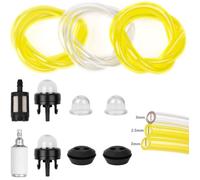 Kit Durite Essence Debroussailleuse, Durites D'essence de Tondeuses Universel avec Filtre à Carburant, Durite Essence 2.5mm 3mm