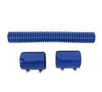 Kit Durite Radiateur 12 Pouces, Tuyaux Flexibles en Acier Inoxydable, Refroidissement Efficace pour Durites 1 3 / 4in, 1 1 / 2in, 1 1 / 4in - Haute Résistance, Installation Facil (Bleue)