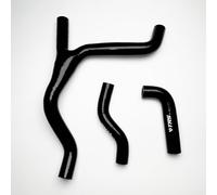 Kit Durite Radiateur Silicone Renforcé pour Suzuki RMZ250 07-09 (Noir)